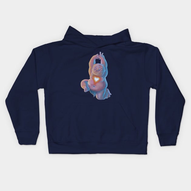 Buddha! Kids Hoodie by mattmattson